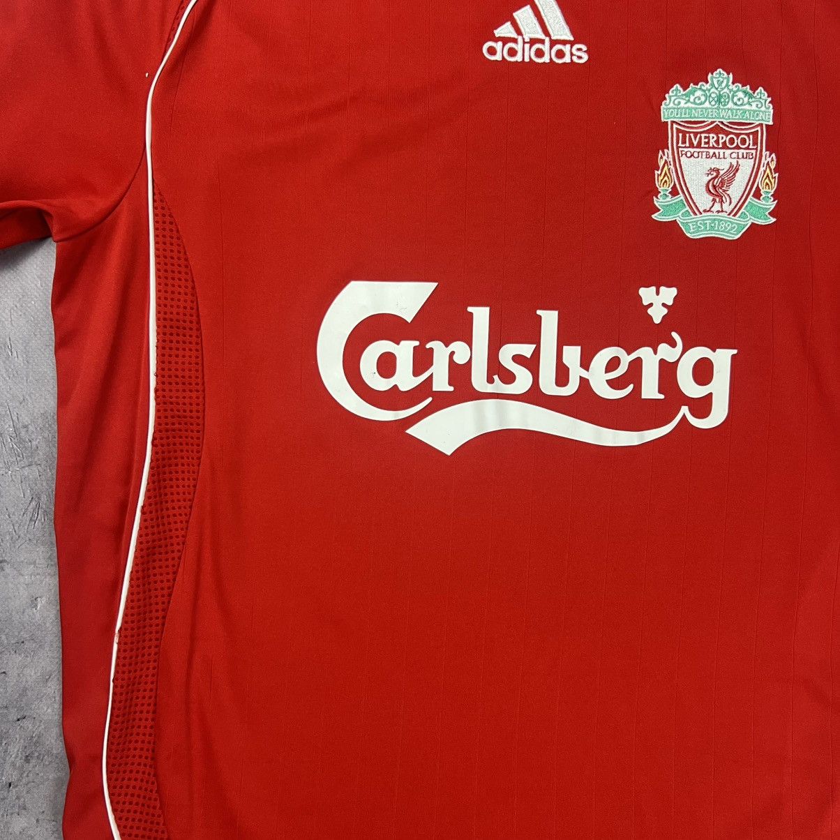 Adidas Rare! Sissoko 22 Liverpool Adidas Soccer Jersey Shirt 00s Size US S / EU 44-46 / 1 - 20 Thumbnail