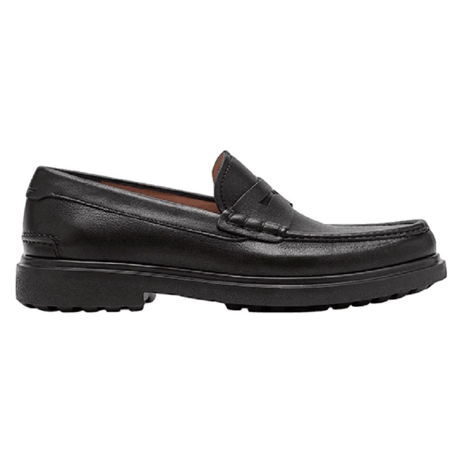 Salvatore Ferragamo o1s1rm0824 Pittsburgh Leather Loafers in Black Size US 11.5 / EU 44-45 - 1 Thumbnail