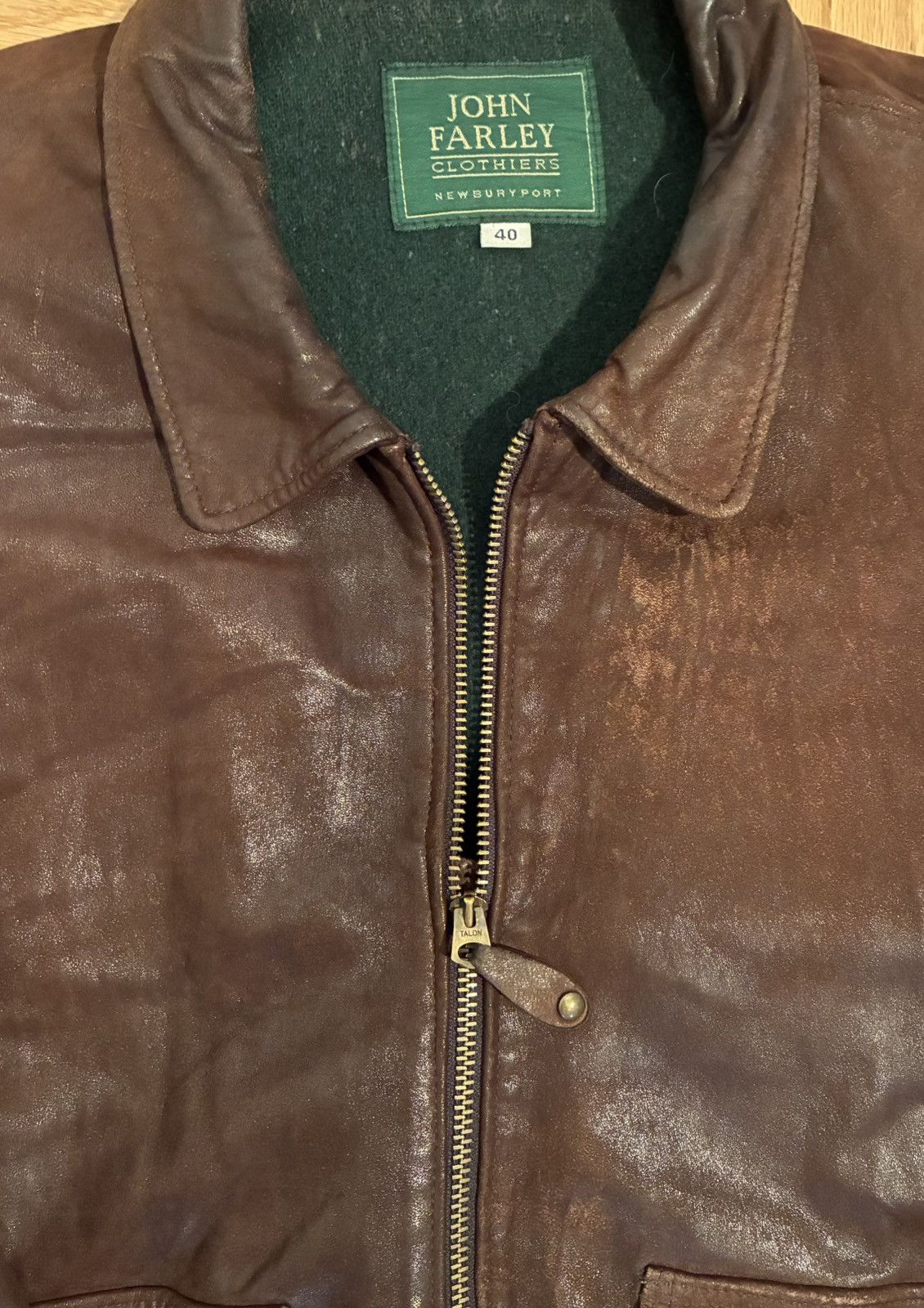 Other Vintage Leather Flight Jacket Size US M / EU 48-50 / 2 - 2 Thumbnail
