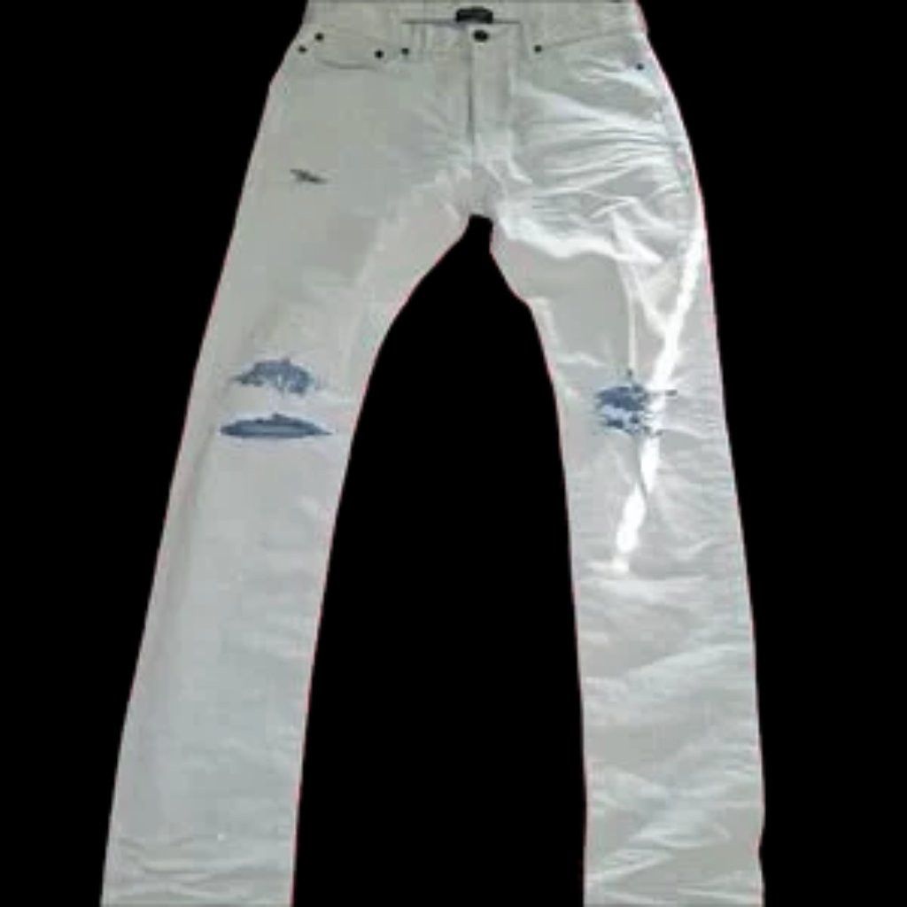 John Elliott Nwot Cast 2 31w John Elliott White Distressed Slim Japan Size US 31 - 1 Thumbnail