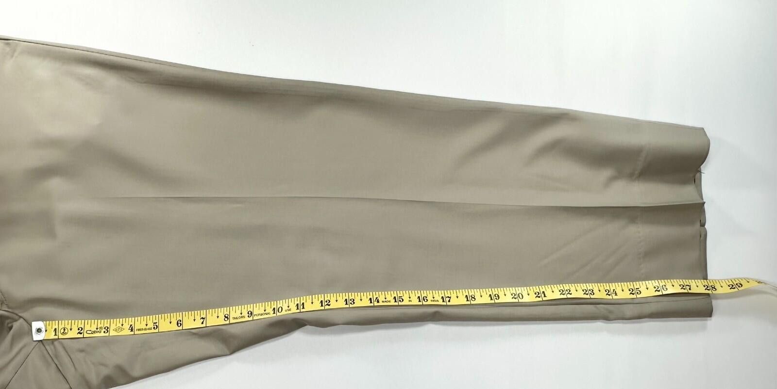 Other Tom James Royal Classic Flat Dress Pants Brown Mens 40/28 Size US 40 / EU 56 - 5 Thumbnail