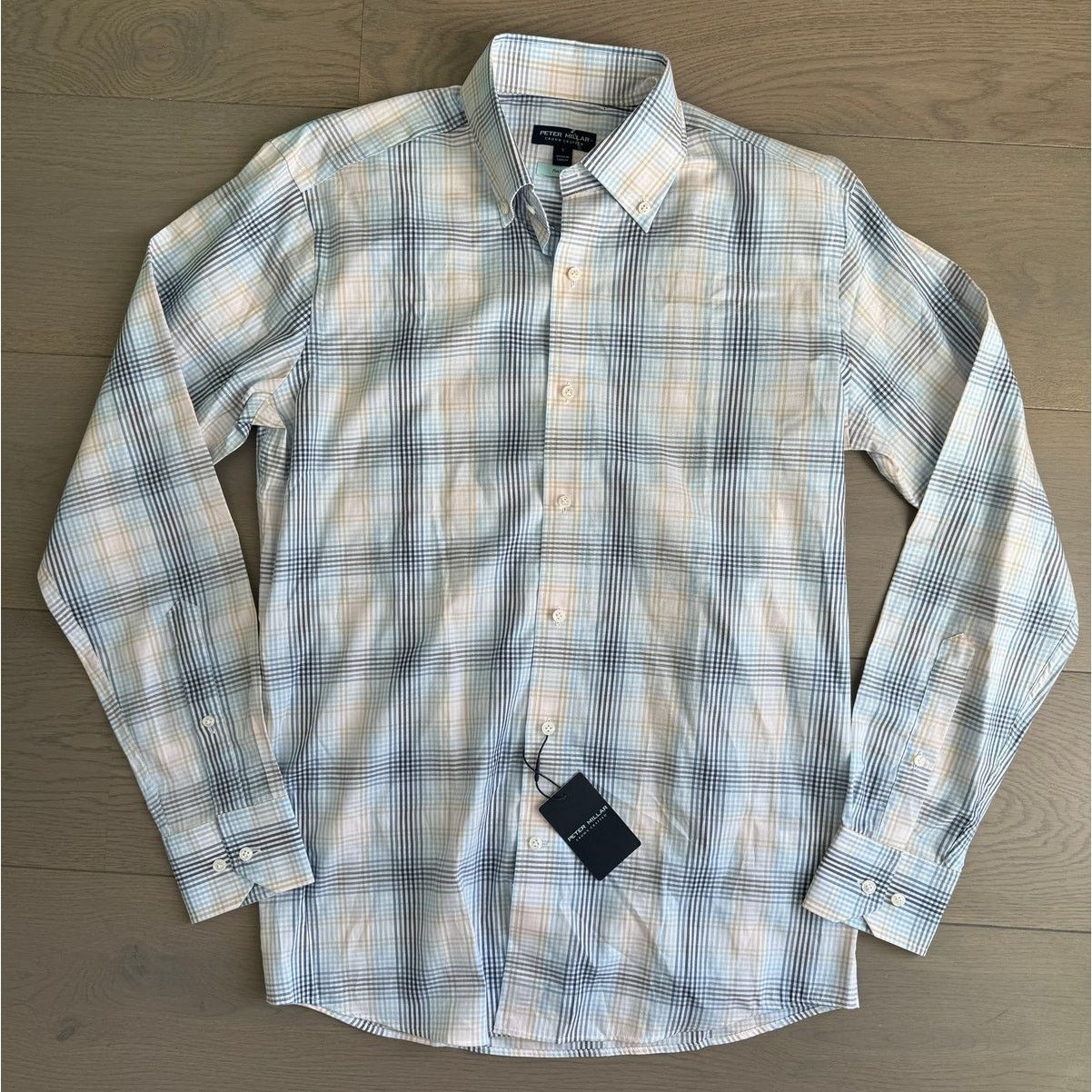 Peter Millar NWT Peter Millar Devon Button Down Shirt Channel Blue Size US S / EU 44-46 / 1 - 1 Thumbnail
