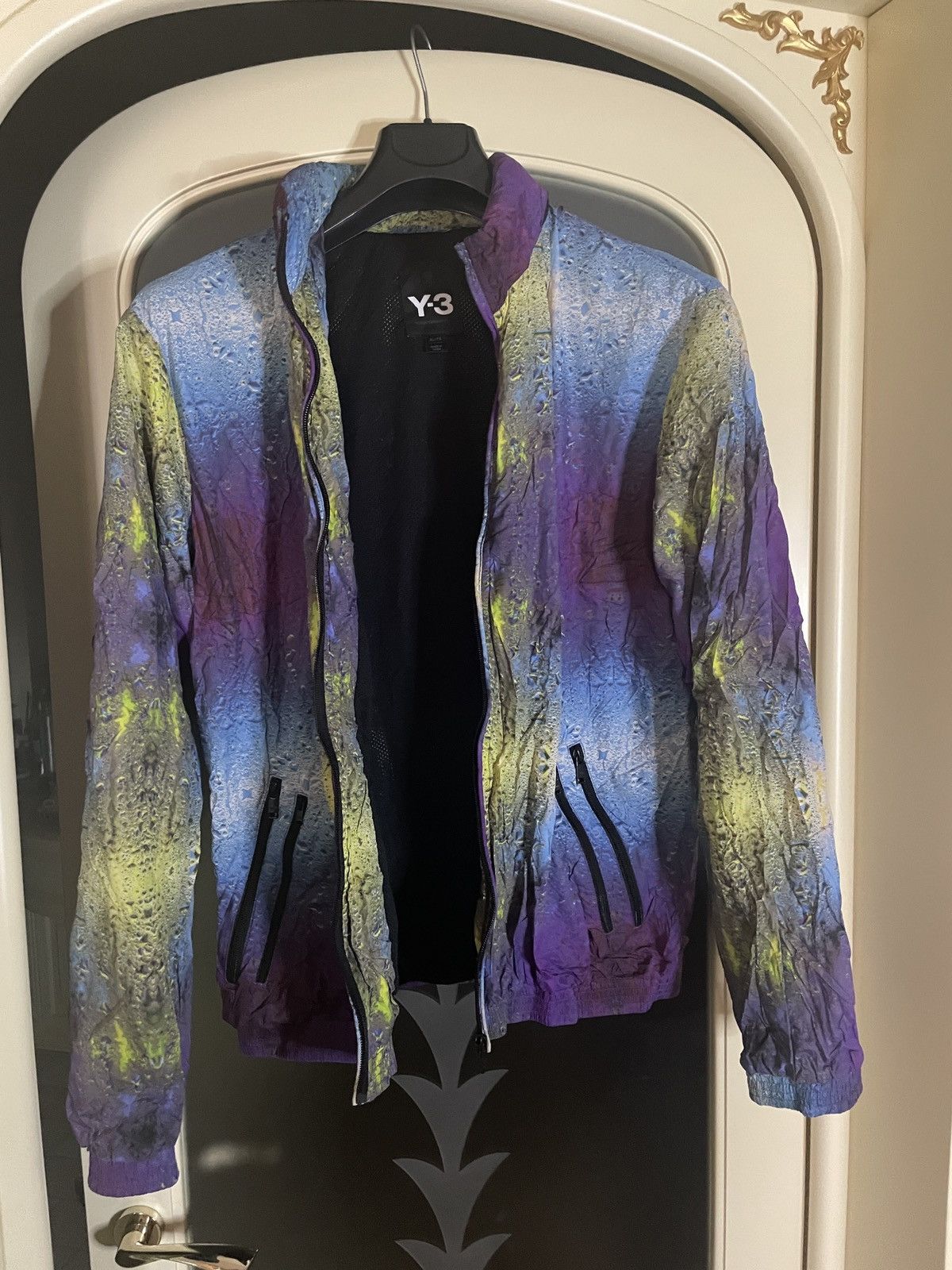 Adidas × Y-3 × Yohji Yamamoto Y-3 by Yohji Yamamoto Multicolor Printed Windbreaker Jacket Size US L / EU 52-54 / 3 - 1 Thumbnail
