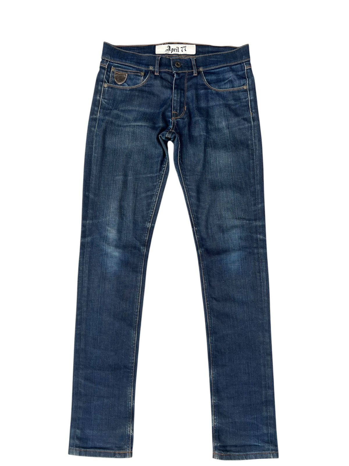 April 77 2001 April 77 Joey Distressed Fade Stretch Denim Jeans Size US 30 / EU 46 - 1 Thumbnail