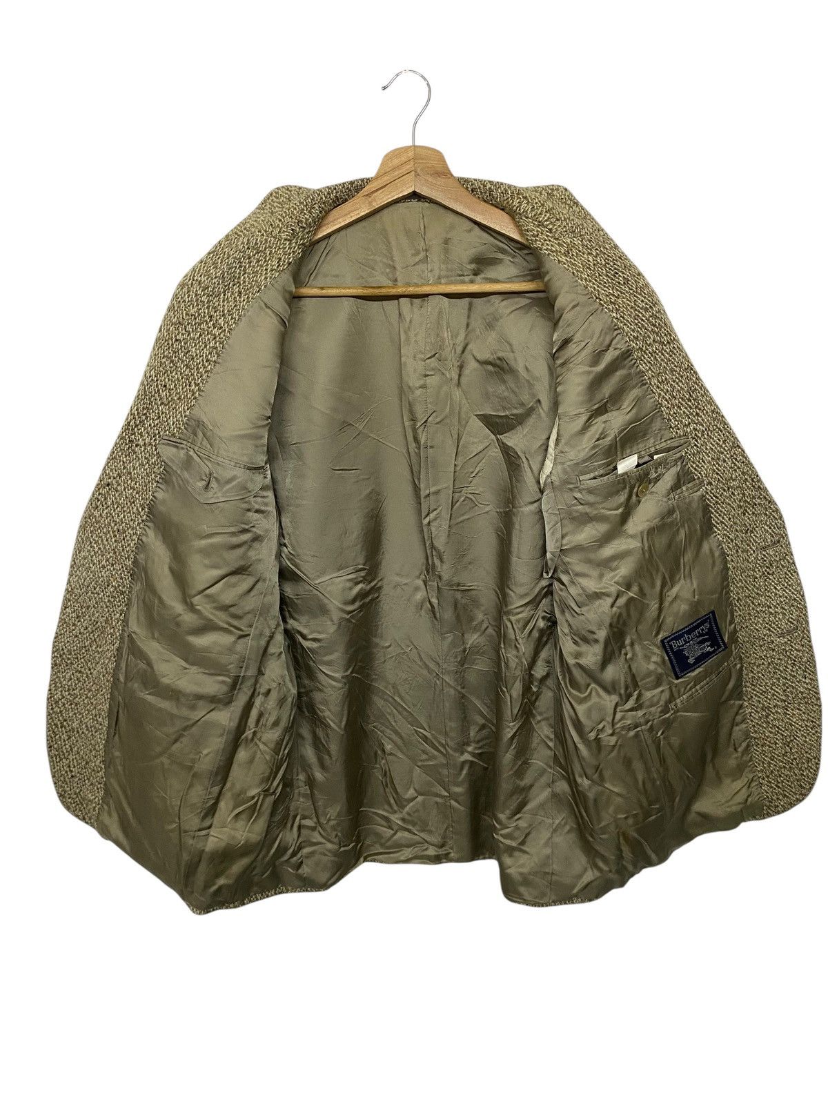 Burberry Vintage Burberrys Wool Blazer Wood Button Size US XL / EU 56 / 4 - 9 Thumbnail