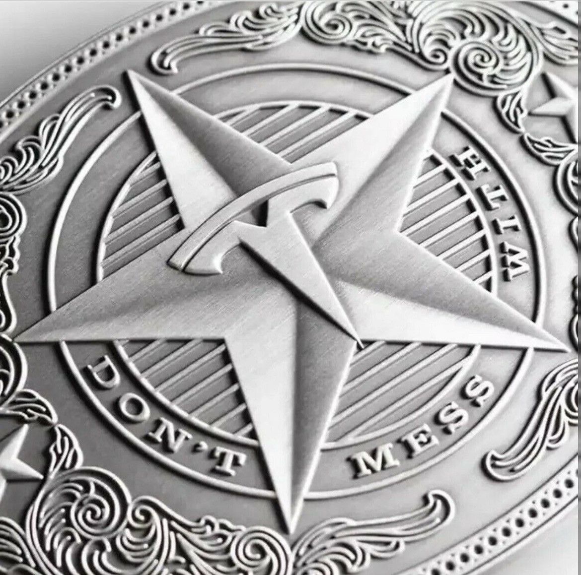 B.B. Simon Western Giga Texas Tesla Belt Buckle Size ONE SIZE - 3 Thumbnail
