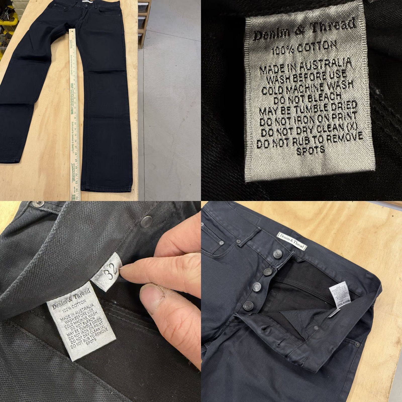 Denime Denim And Thread Jeans Shirt? Size US 32 / EU 48 - 8 Thumbnail