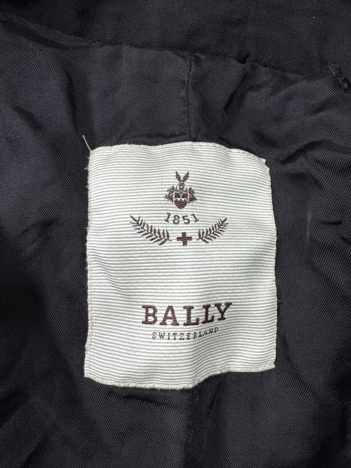 Bally Bally Switzerland Suit Jacket Blazer Wool Black size 34 XS Size XS / US 0-2 / IT 36-38 - 10 Thumbnail