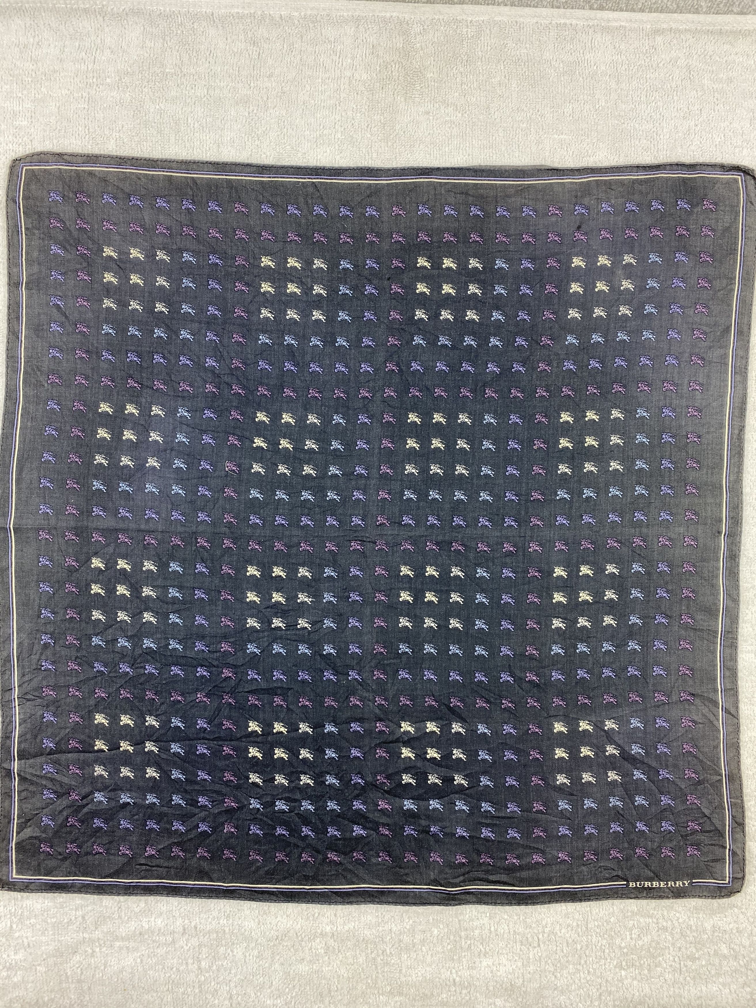 Burberry Burberry Monogram Handkerchief / Bandana / Neckerchief Size ONE SIZE - 3 Thumbnail