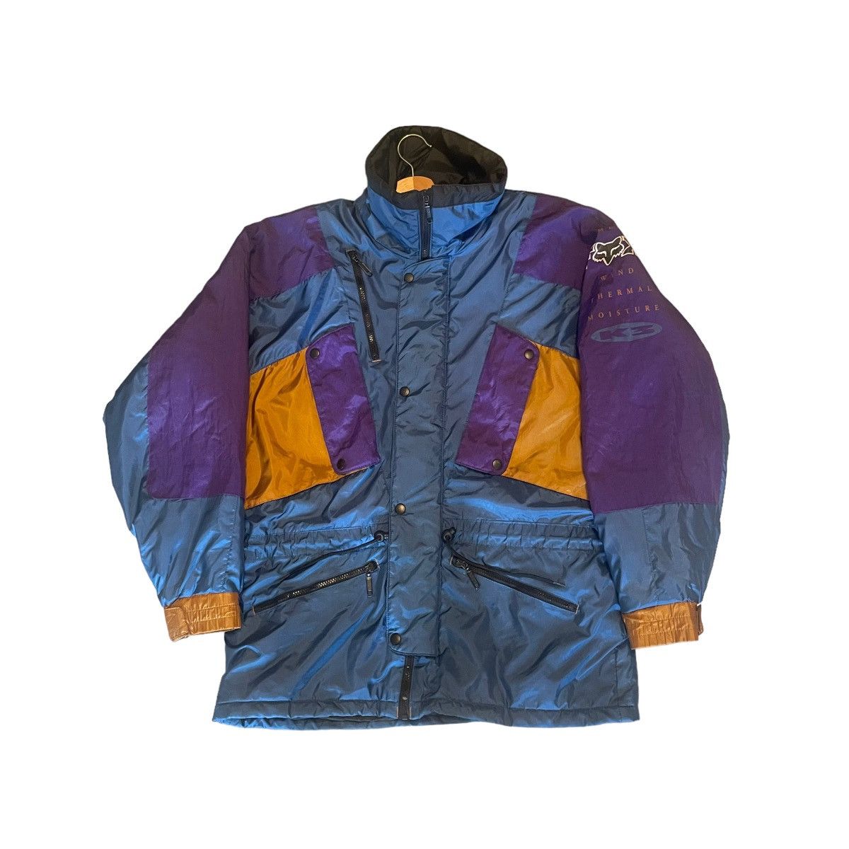 Fox Racing Vintage Fox Racing K3 Multicolour Zipper Jacket Size US L / EU 52-54 / 3 - 2 Thumbnail