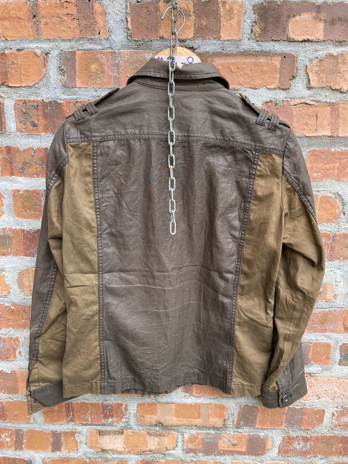 Obelisk 2000s Edge Rupert Wax hybrid Multipocket Vkei Jacket Size US S / EU 44-46 / 1 - 18 Thumbnail