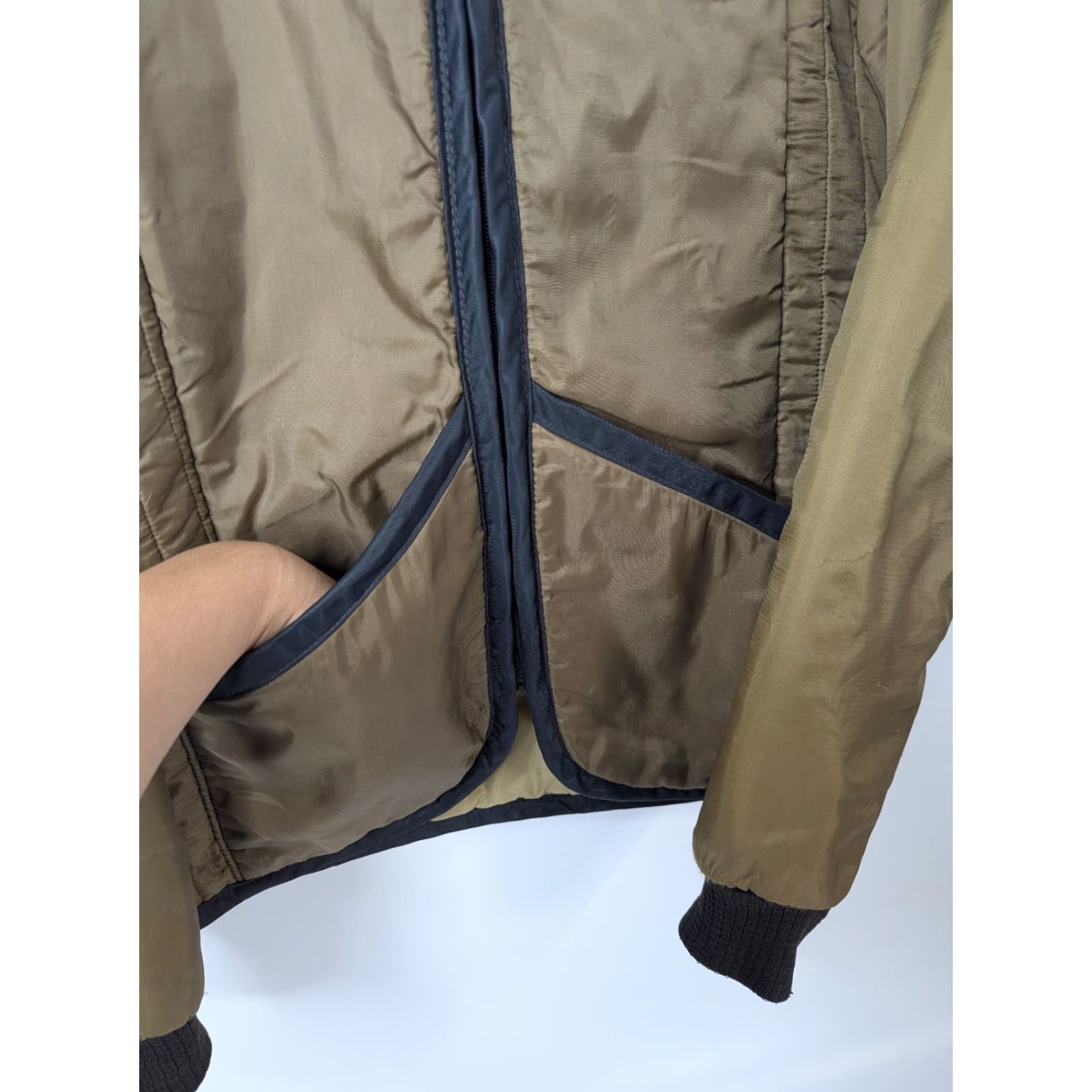 Sears VINTAGE Sears Ted Williams Action Rite Quilted Jacket Outdoors Talon 60s Brown Nylon Men's One Size"] Size US M / EU 48-50 / 2 - 3 Thumbnail