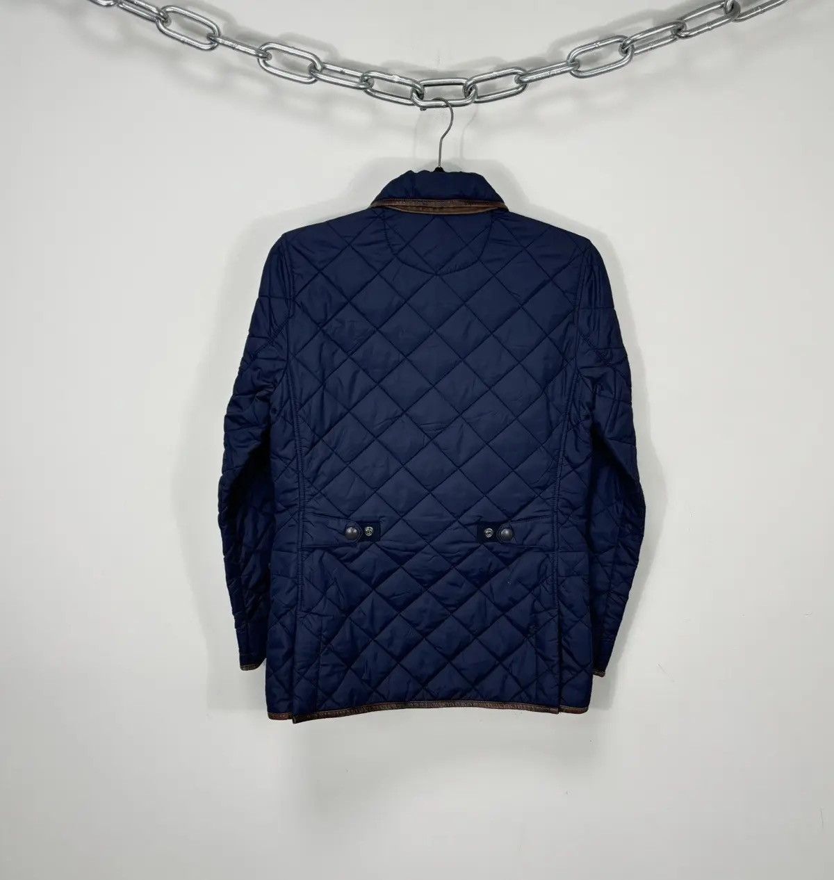 Polo Ralph Lauren Women's Navy Luxury Hunting Quilted Jacket