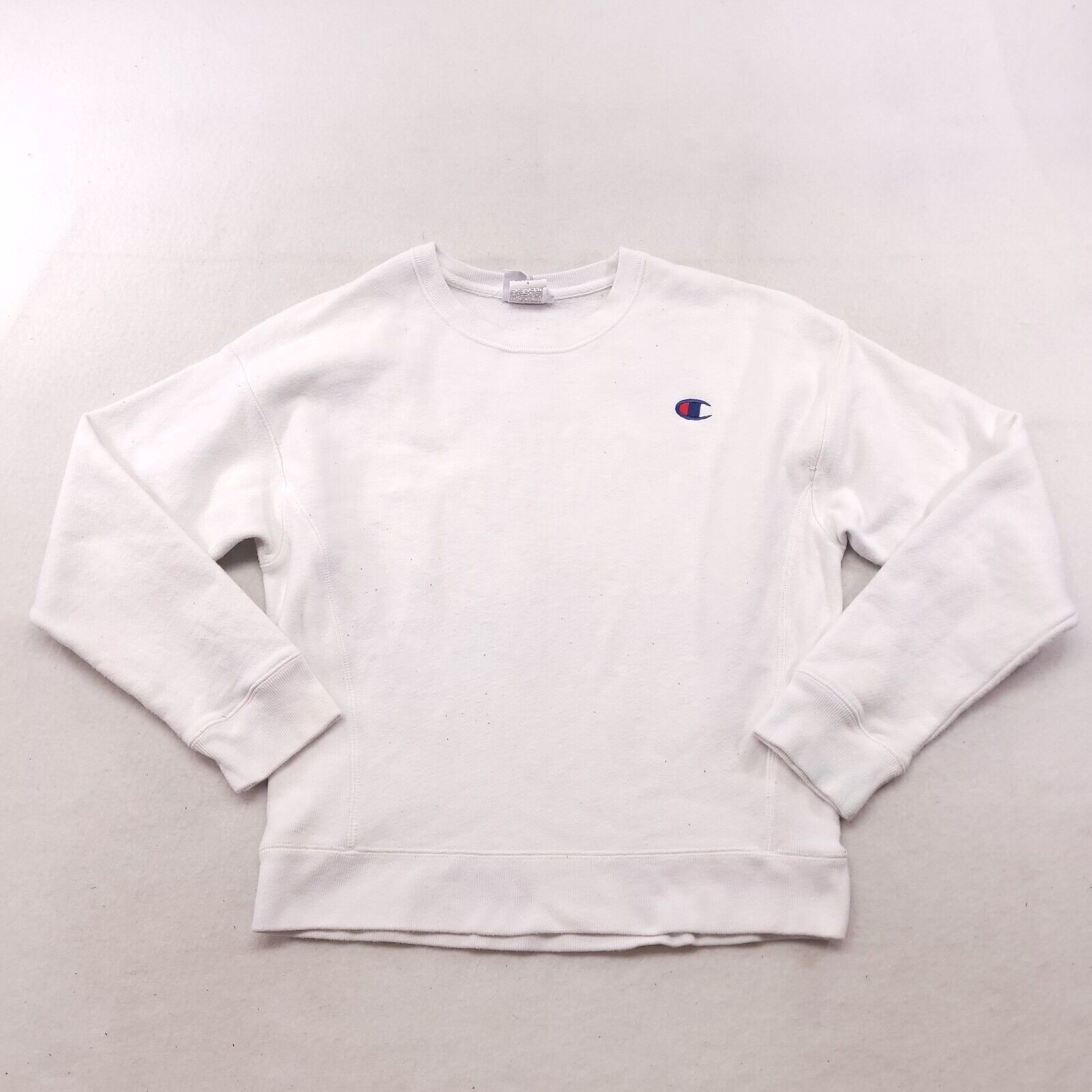Champion Champion Casual Pullover Sweatshirt Mens Size Small S White Size US S / EU 44-46 / 1 - 2 Thumbnail