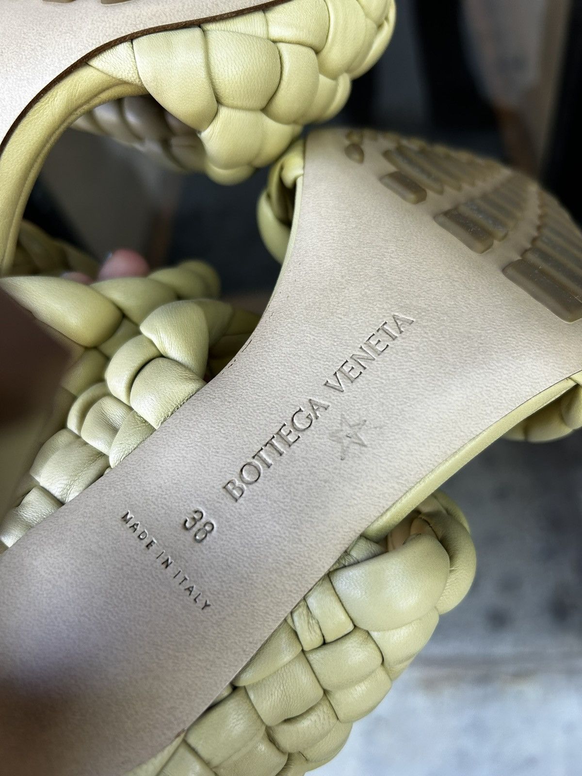 Bottega Veneta BOTTEGA VENETA - Curve Braided Leather Sandals 👡 Size US 8 / IT 38 - 9 Thumbnail