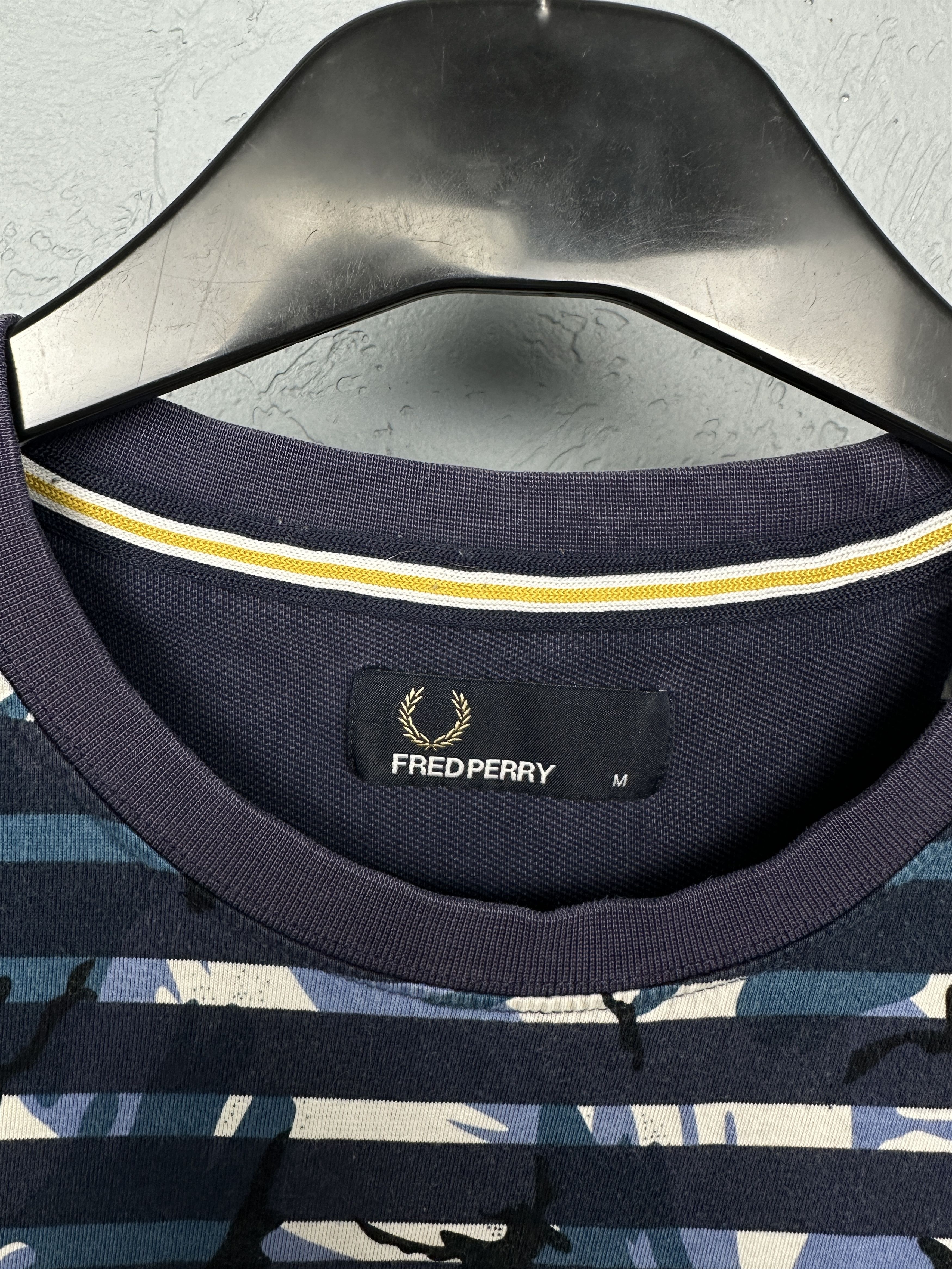 Fred Perry Fred Perry Mens Striped T-Shirt Size US M / EU 48-50 / 2 - 3 Thumbnail