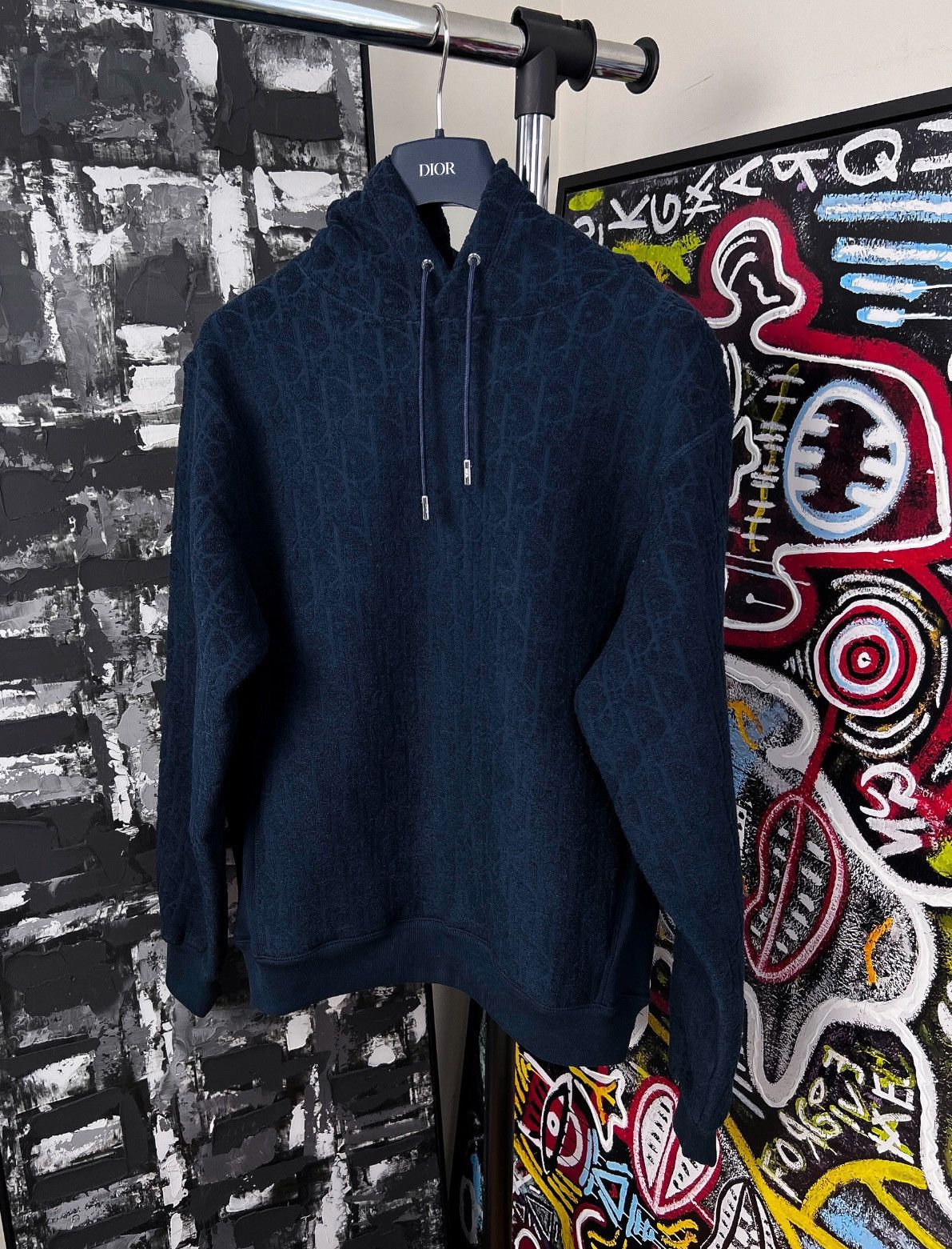 Dior Dior oblique logo hoodie Size US M / EU 48-50 / 2 - 5 Thumbnail