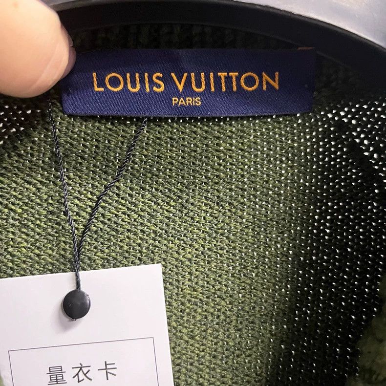 Louis Vuitton Louis Vuitton Olive geometric intarsia lapel single-breaste Size US XS / EU 42 / 0 - 2 Thumbnail