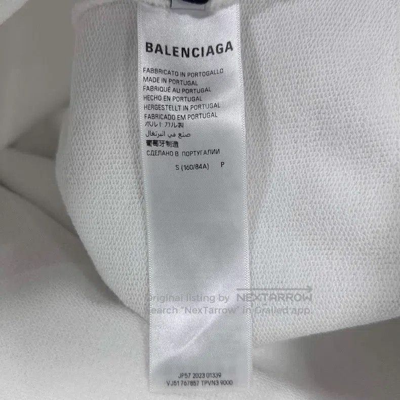 Balenciaga Balenciaga White Sticky Note Hoodie Size US S / EU 44-46 / 1 - 7 Thumbnail