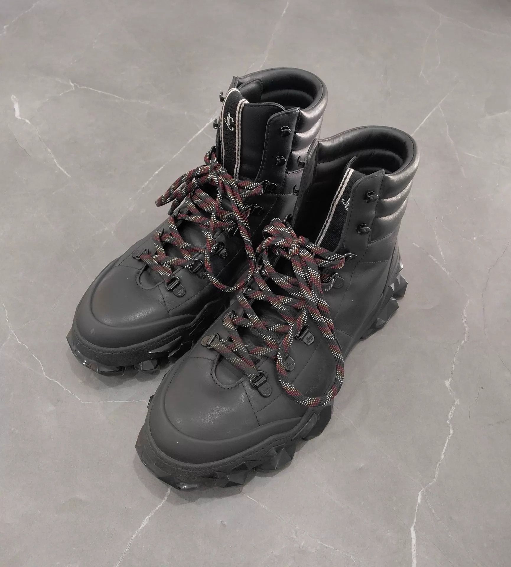 Jimmy Choo Black High-Top Lace-Up Boots Size 8 Size US 8 / EU 41 - 1 Thumbnail