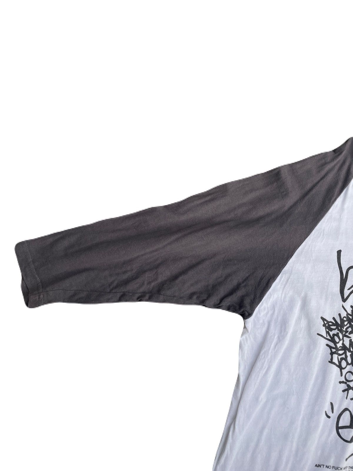 If Six Was Nine 2000s Japanese archive Vkei Poem 3/4 Sleeve Tee Gyaruo Y2K Size US L / EU 52-54 / 3 - 7 Thumbnail