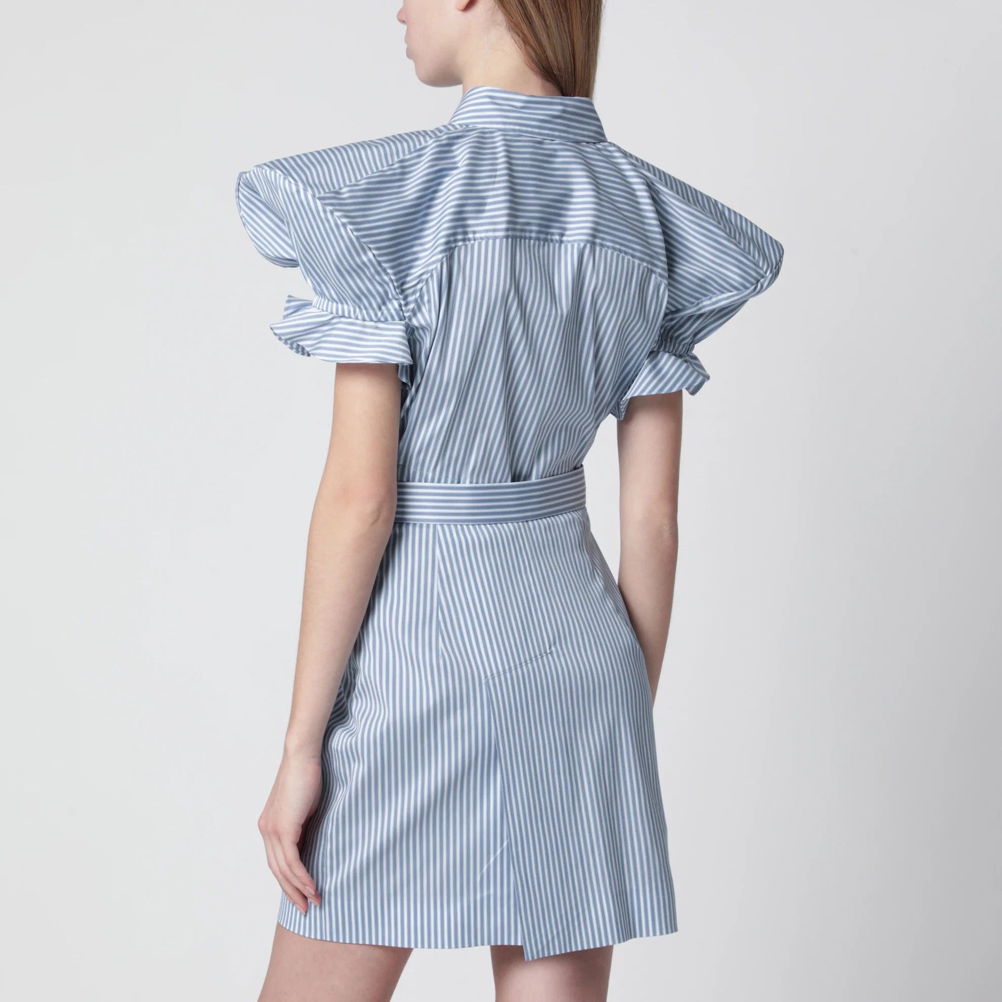 Vivienne Westwood o1d2blof0526 Striped Shirt with Wide Shoulders Size S / US 4 / IT 40 - 2 Thumbnail