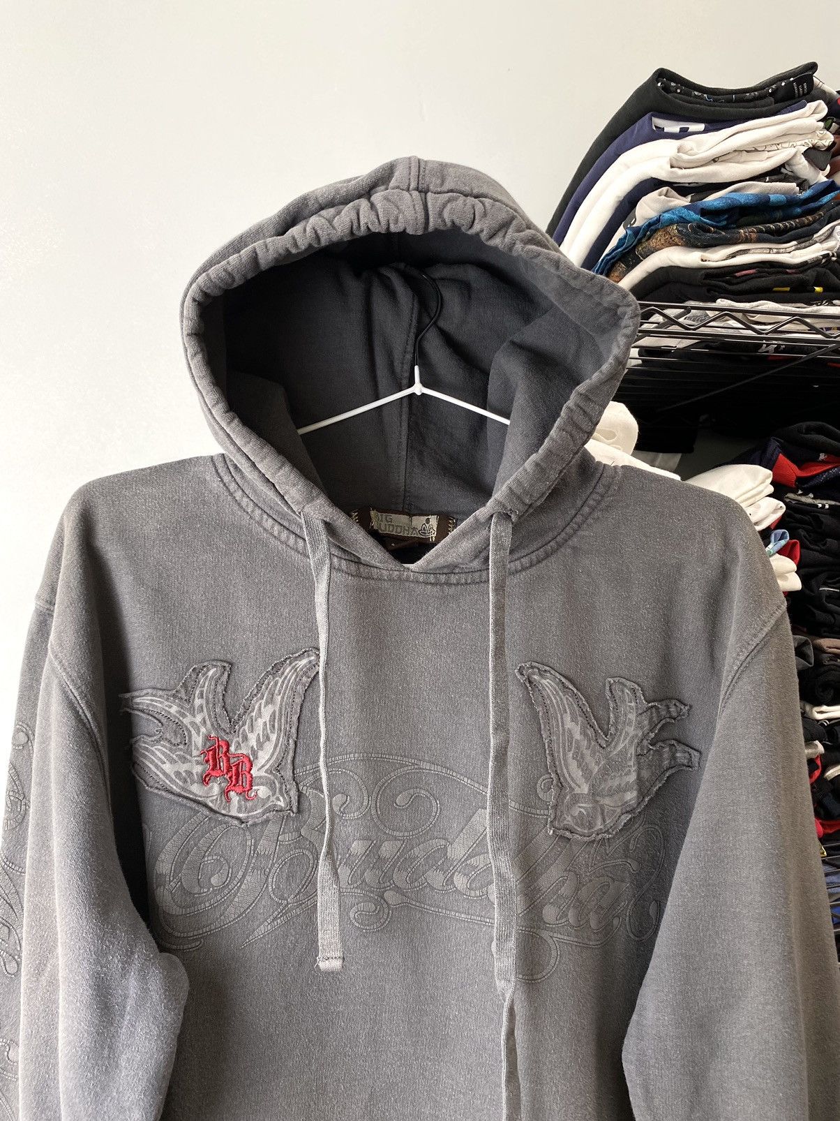 Ed Hardy Vintage Big Buddha Jeans Hoodie Ed Hardy Style Size US XL / EU 56 / 4 - 2 Thumbnail