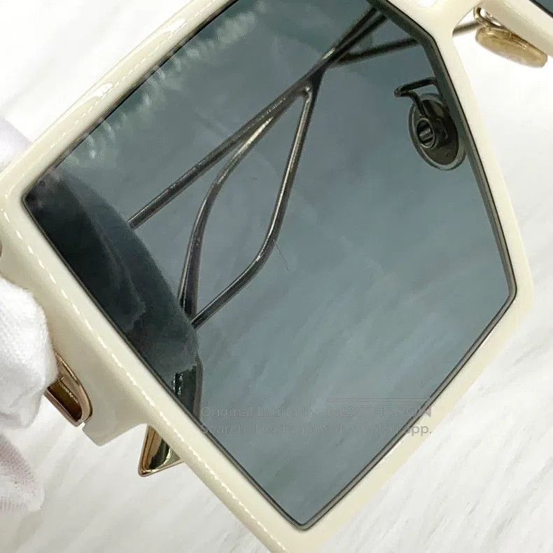 Dior Dior White gradient lenses square frame sunglasses Size ONE SIZE - 9 Thumbnail