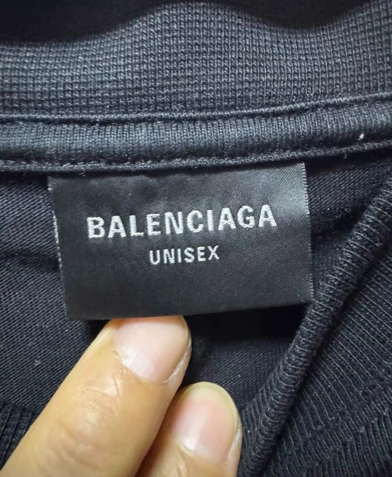 Balenciaga Balenciaga size 1 Round neck loose short sleeves with solid Size US L / EU 52-54 / 3 - 2 Thumbnail