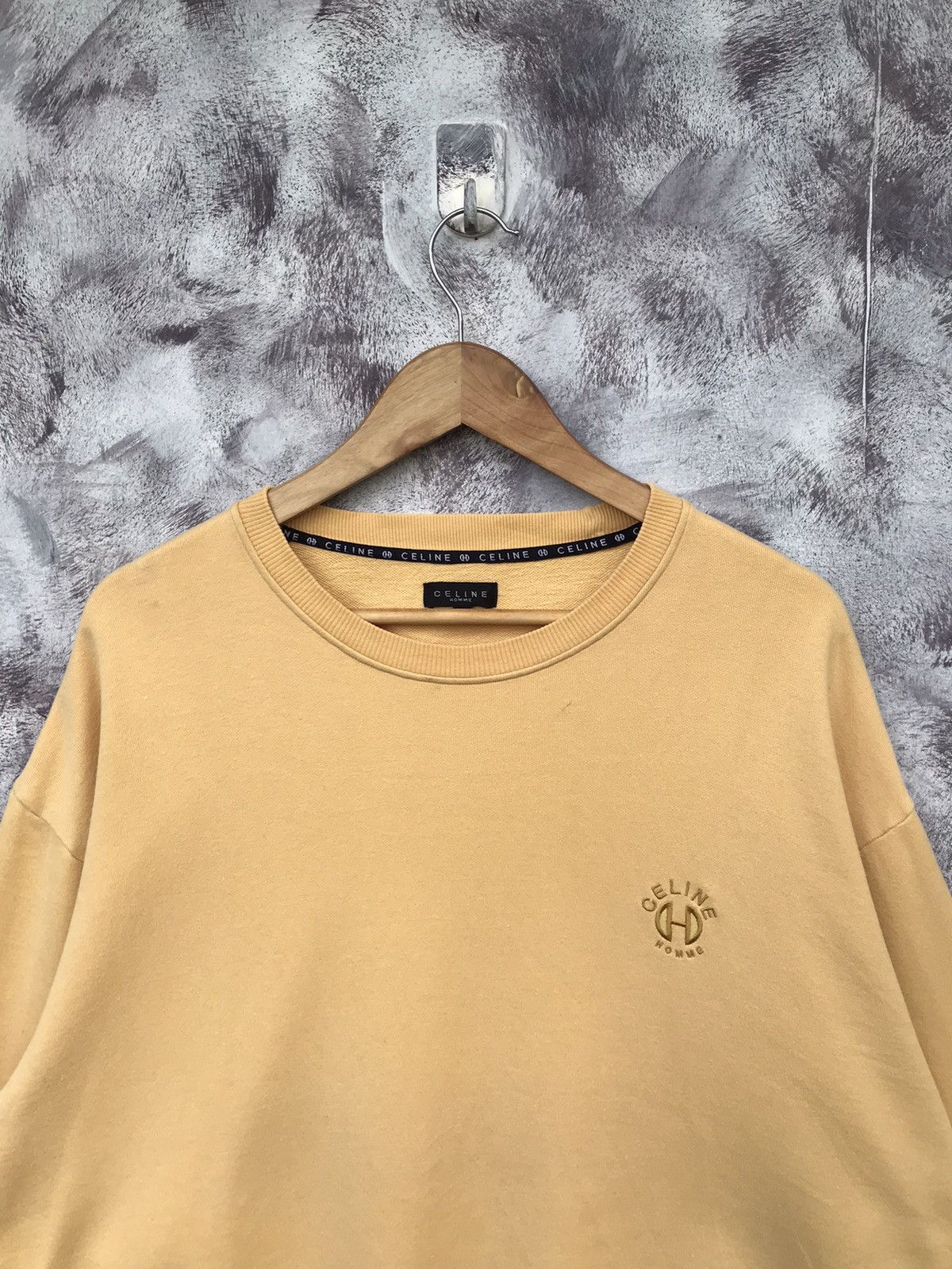 Celine Vintage 90s celine embroidery small logo crewneck Size US L / EU 52-54 / 3 - 2 Thumbnail