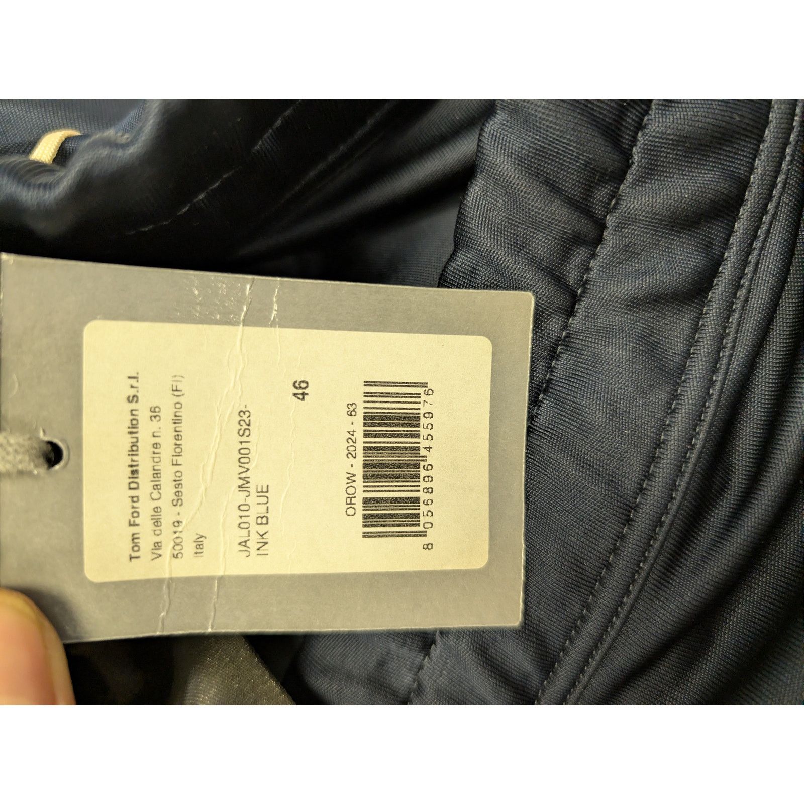 Tom Ford o1rshd1 Cut and Sewn Pant Sweatpants / Trousers in Ink Blue Size US 30 / EU 46 - 20 Thumbnail