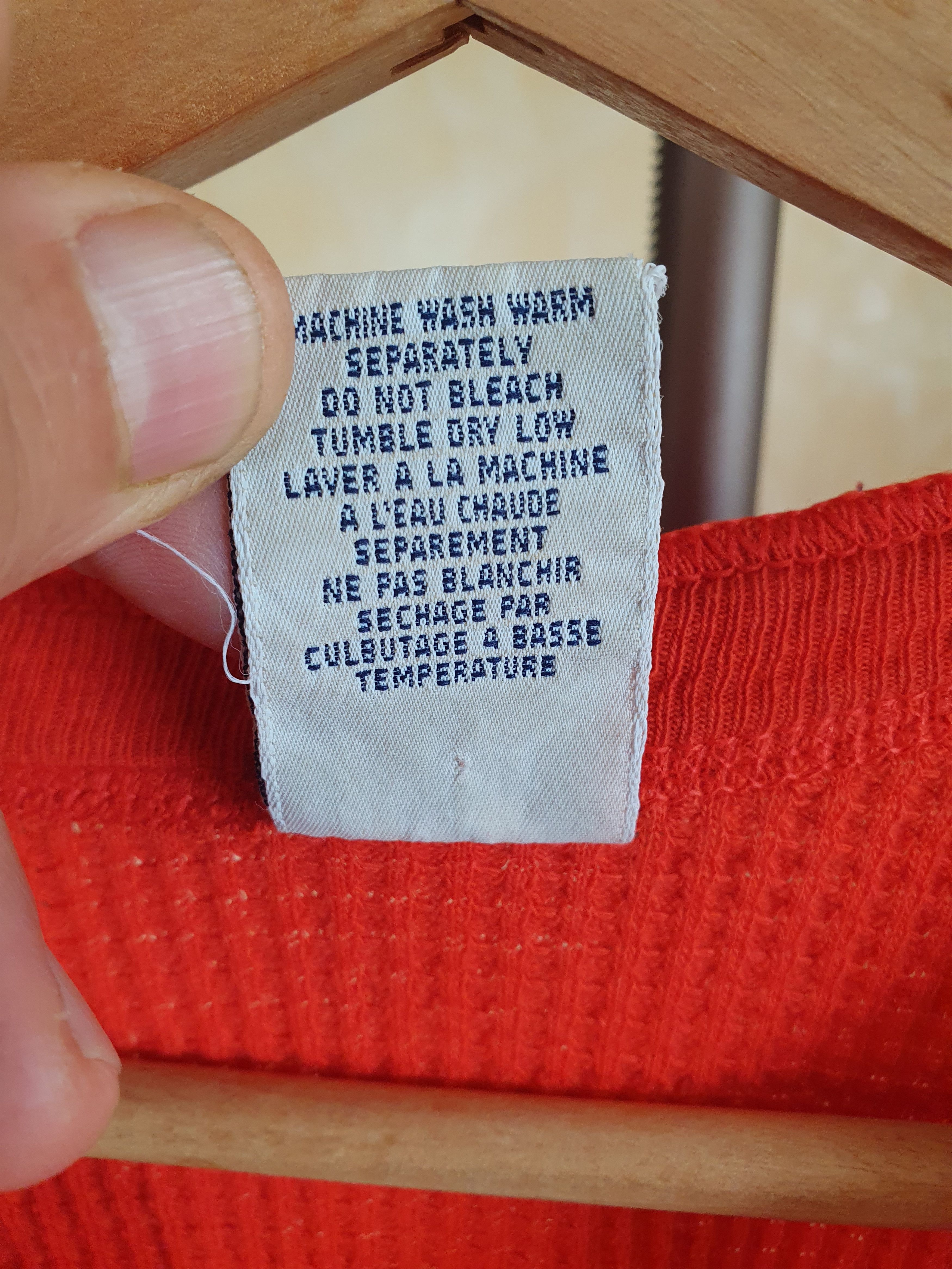 Gap Gap Vtg Made in USA Waffle-Knit Long Sleeve t-shirt TRASHED Size US M / EU 48-50 / 2 - 6 Thumbnail