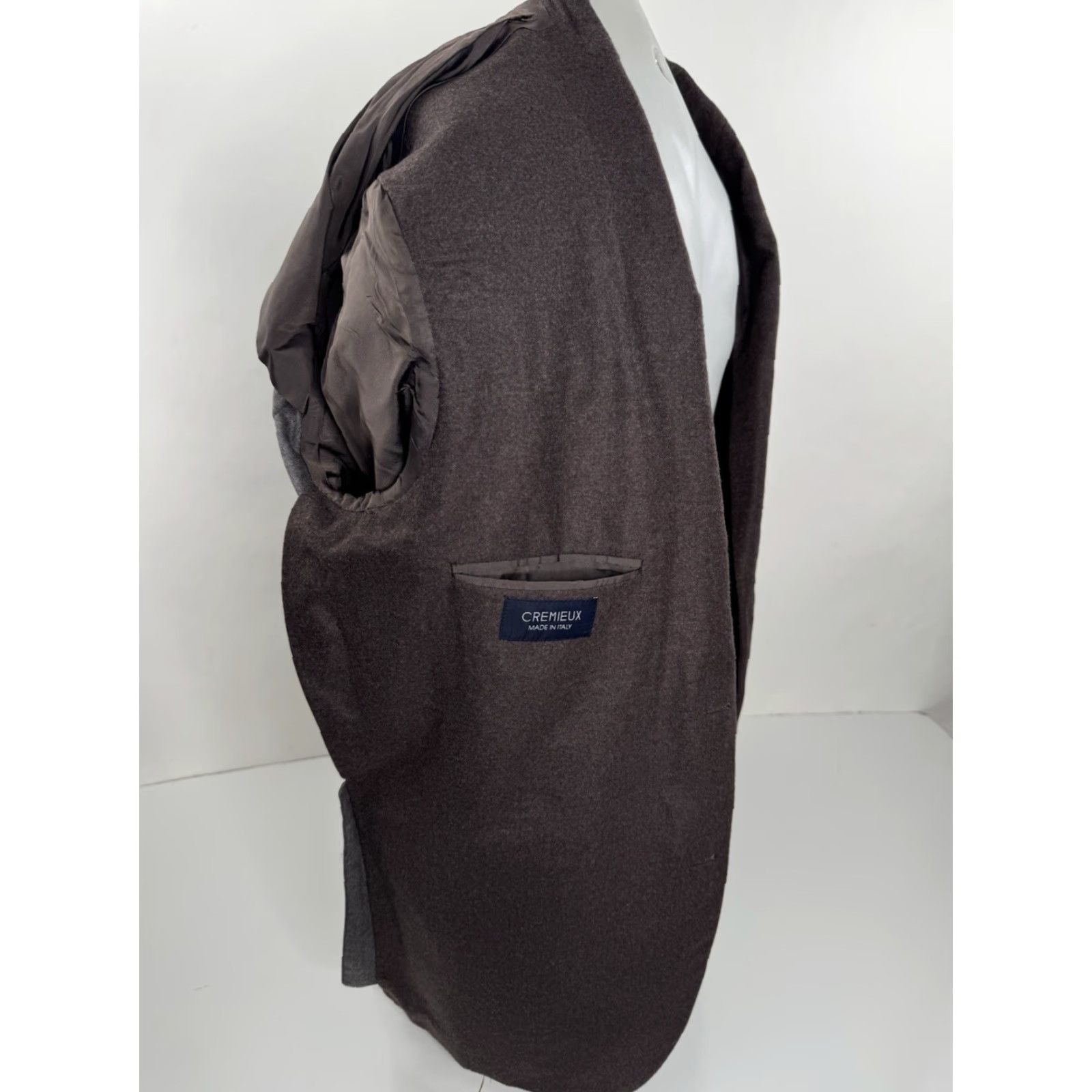 Loro Piana Cremieux / Loro Piana Italy - WOOL 44 R Blazer Jacket - EXCELLENT | Daniel Cremieux Men Blazer 44 Brown Wool Blazer Jacket Mens Size 44R - 7 Thumbnail