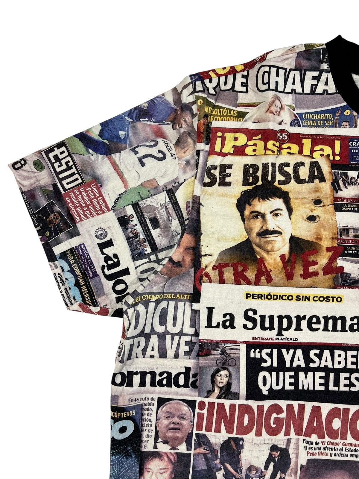 Supreme SS20 EL CHAPO ‘HEADLINE S/S TOP’ Size US XL / EU 56 / 4 - 11 Thumbnail