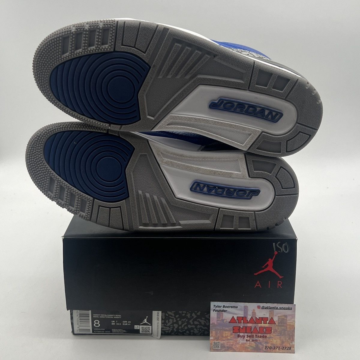 Jordan Brand Air Jordan 3 varsity Royal Size US 8 / EU 41 - 8 Thumbnail