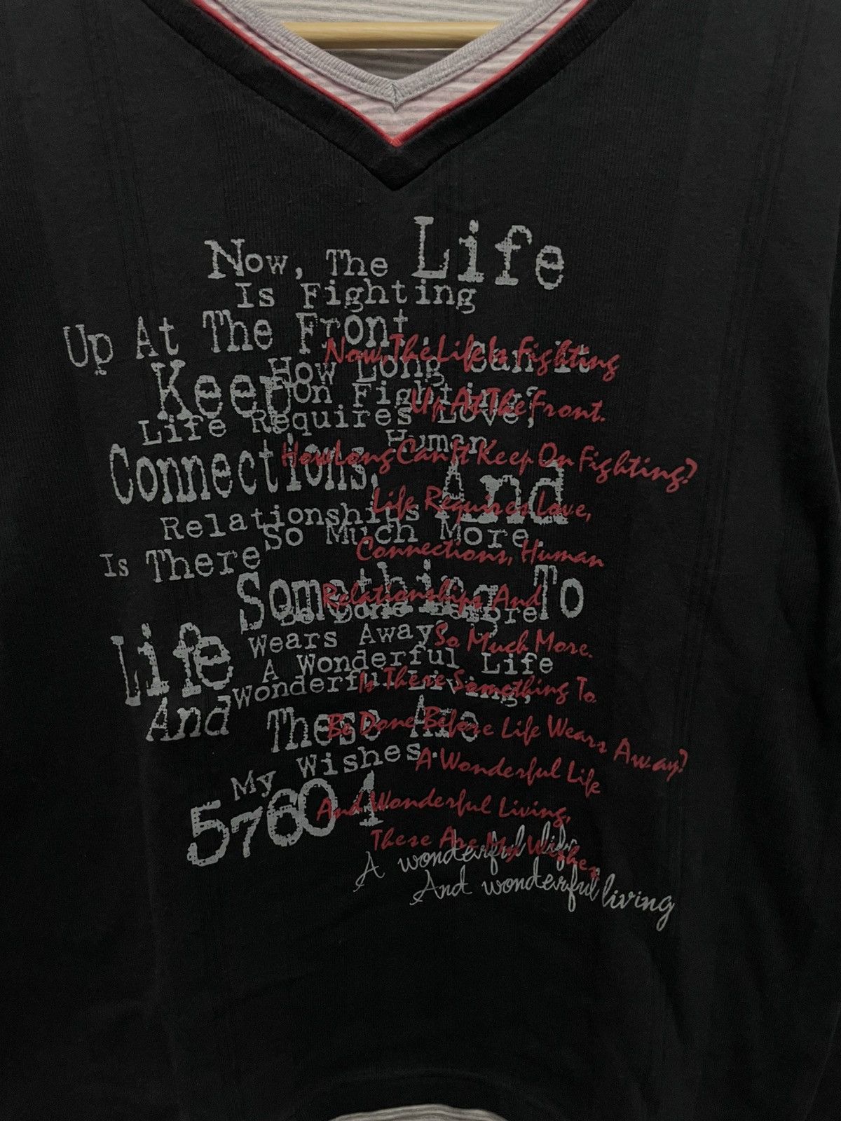 Beauty Beast × If Six Was Nine × Japanese Brand DOUBLE LAYER EXCUSE ARCHIVE LONG SLEEVE Size US M / EU 48-50 / 2 - 4 Thumbnail