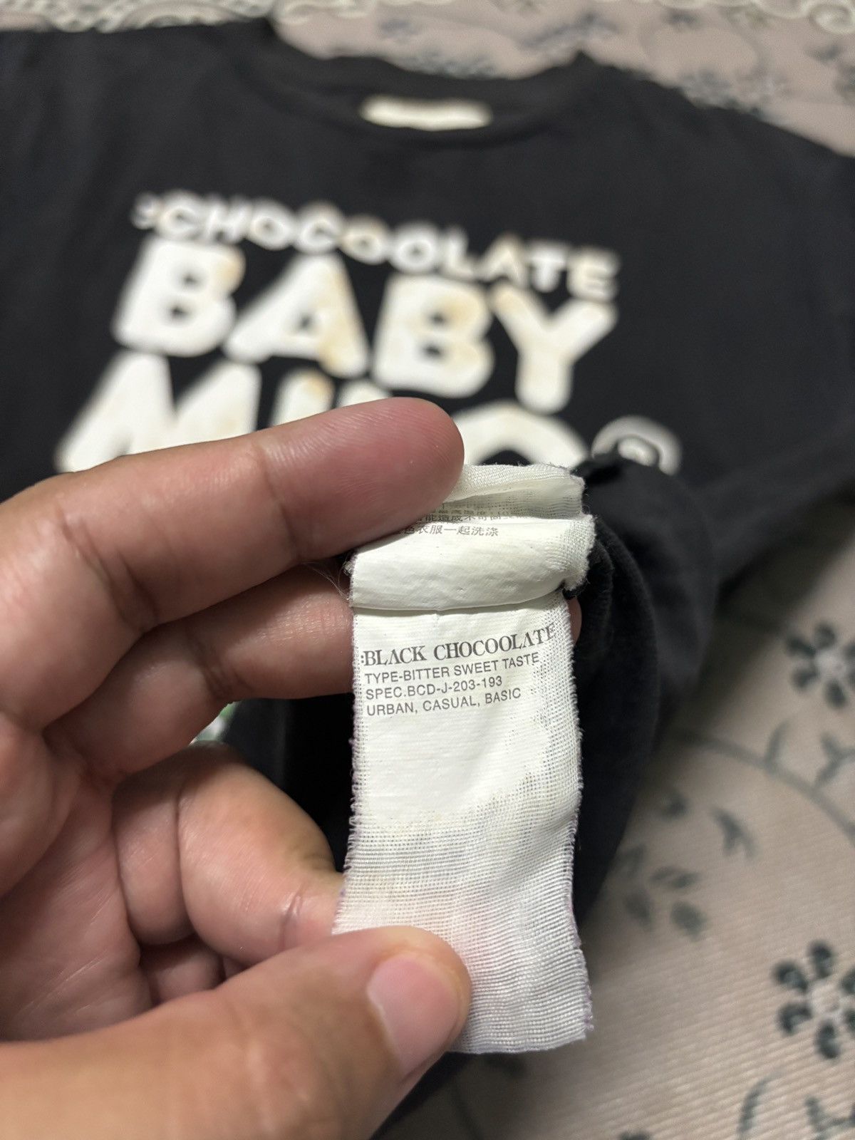 Bape 🔥RARE🔥A BATHING APE X BABY MILO CHOCOOLATE TSHIRT TEE💥 Size US L / EU 52-54 / 3 - 15 Thumbnail
