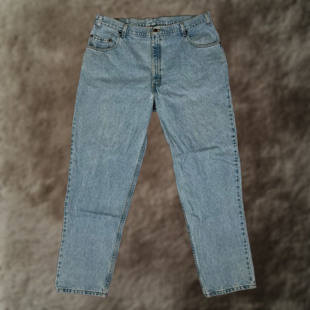 Levi's VINTAGE Levi’s 545 Jeans 40x32 USA Made 90s Levi's 500 Series Denim Jeans Mens Regular Relaxed Straight 5-Pocket Blue Orange Tab Published USA 90s Size US 40 / EU 56 - 1 Thumbnail