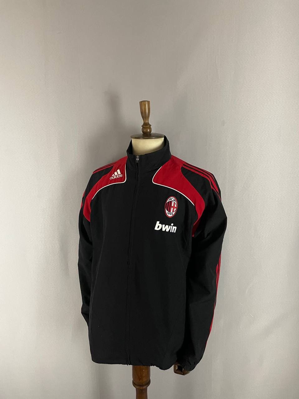 Adidas Adidas FC Milan Tracksuit Jacket Pants Black Size US XL / EU 56 / 4 - 2 Thumbnail