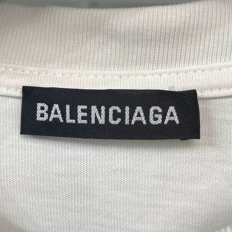 Balenciaga Balenciaga Letter print logo white short sleeves 2503-Nexta Size US S / EU 44-46 / 1 - 6 Thumbnail