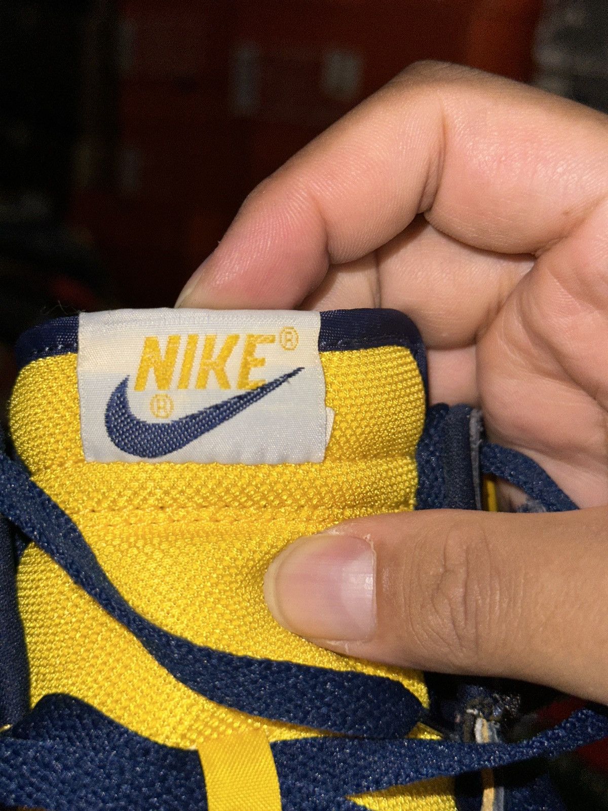 Nike Vintage Nike Dunk High 2003 ‘University of Michigan’ Size US 10 / EU 43 - 9 Thumbnail