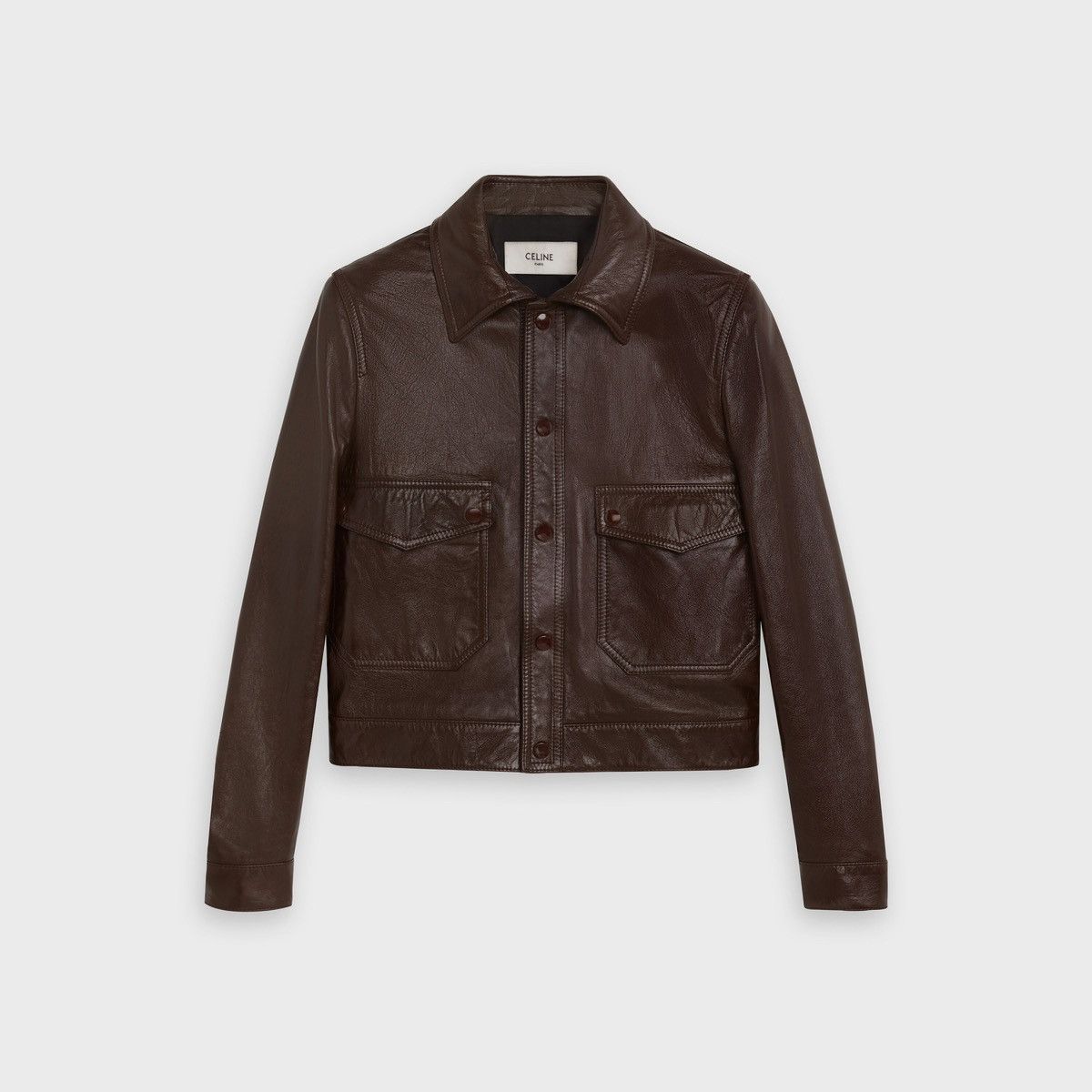Celine Celine SS20 trucker jacket in lambskin Size US M / EU 48-50 / 2 - 1 Thumbnail
