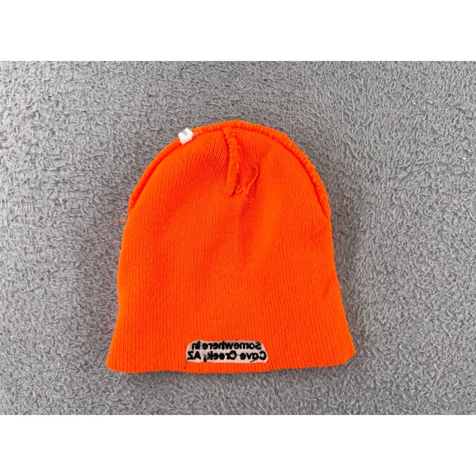 Vintage Cave Creek Beanie Toque Men One Size Orange Hunting Knit Acrylic Snow Arizona Hat Beanie Mens Orange Hunting Knit One Size Size ONE SIZE - 6 Thumbnail