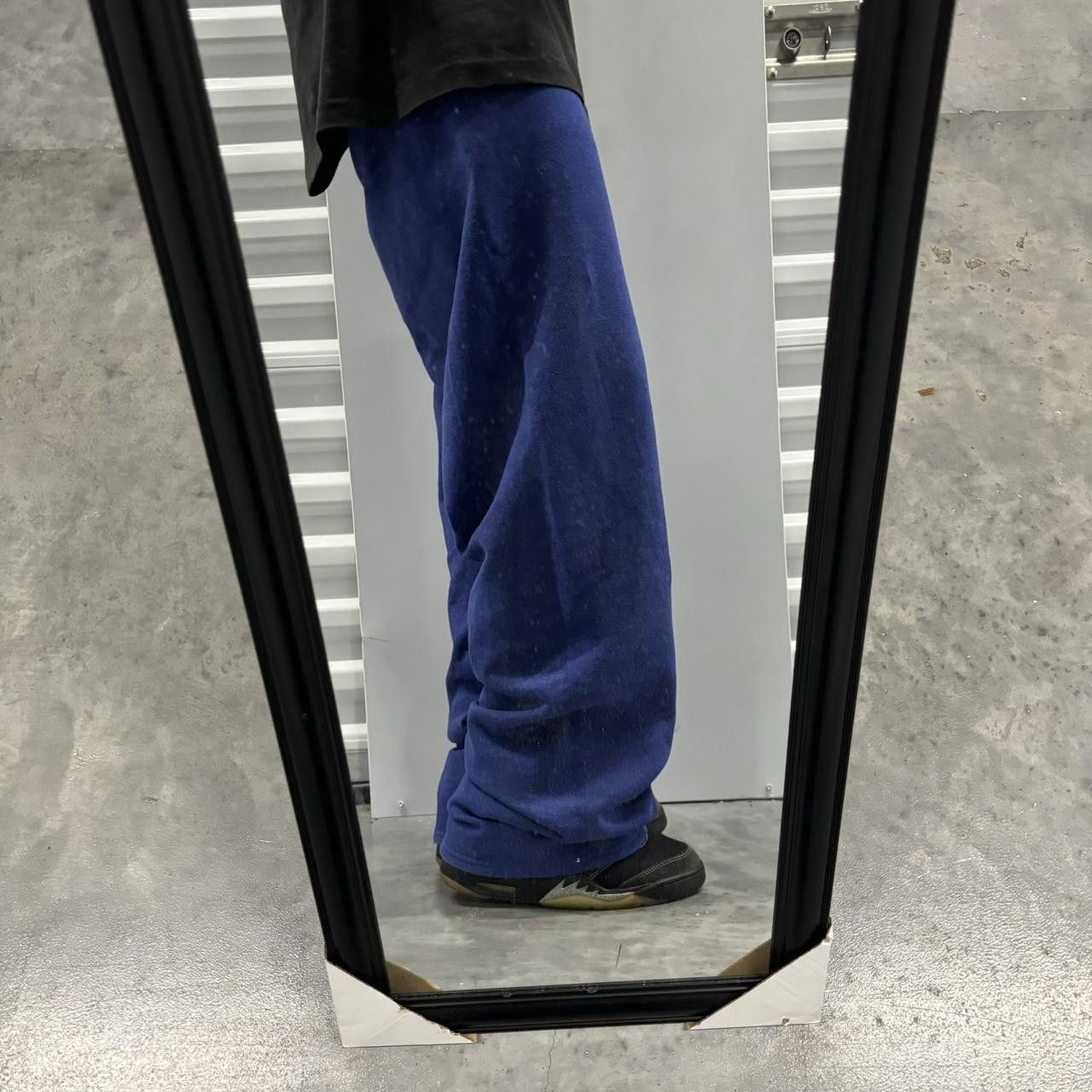 Japanese Brand × Vintage Crazy Vintage Y2K/2000s Blue Skater Essential Sweatpants! Size US 34 / EU 50 - 2 Thumbnail