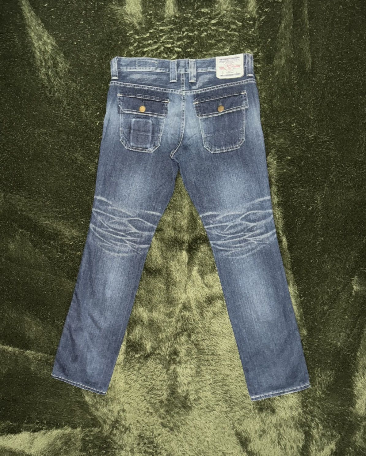 Edwin [M] EDWIN Pocket Detail Washed Denim Pants MADE IN JAPAN Size US 30 / EU 46 - 8 Thumbnail