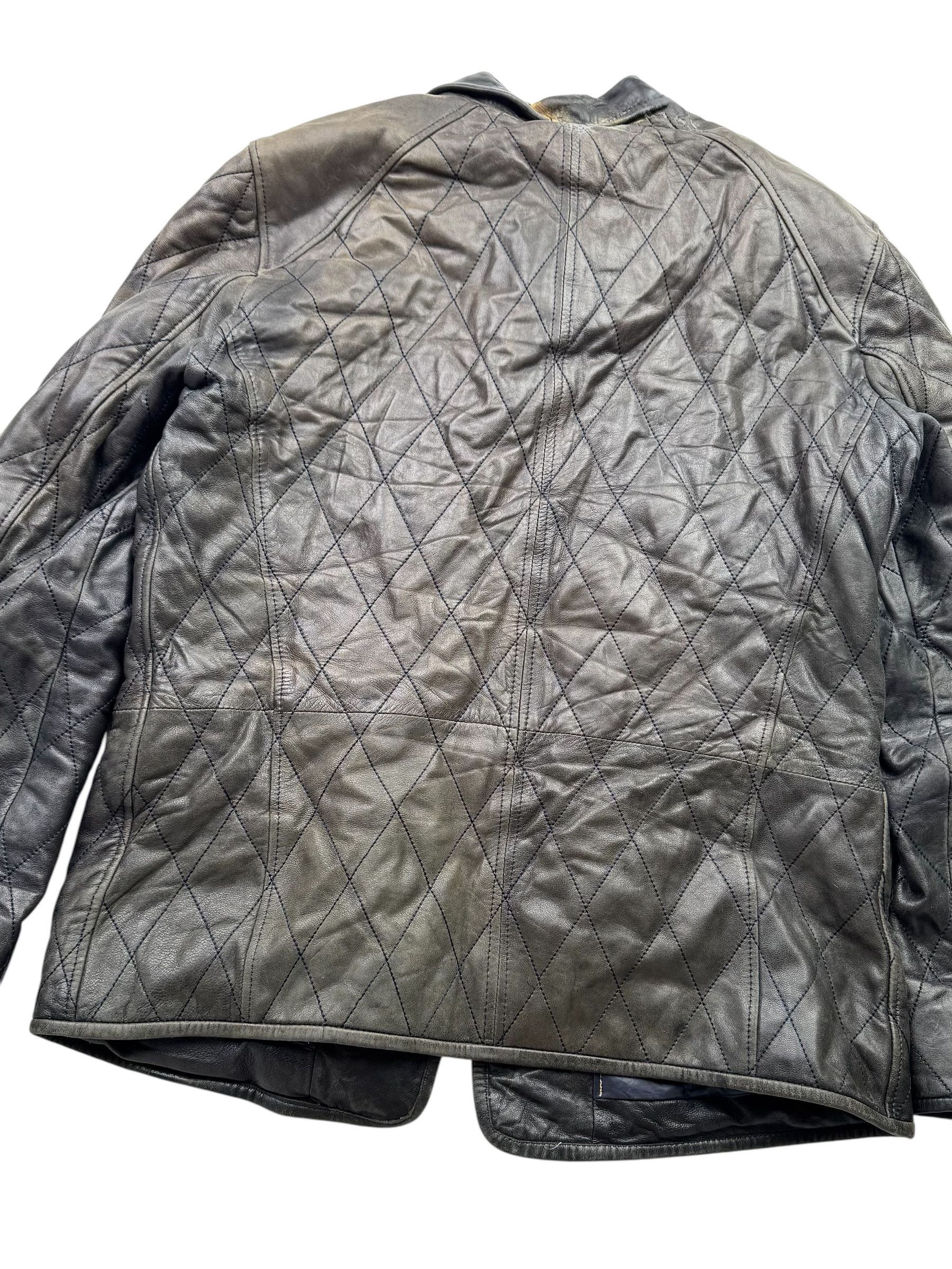 Vintage Vintage Sun Faded Leather Jacket W149(V9) Size US M / EU 48-50 / 2 - 9 Thumbnail