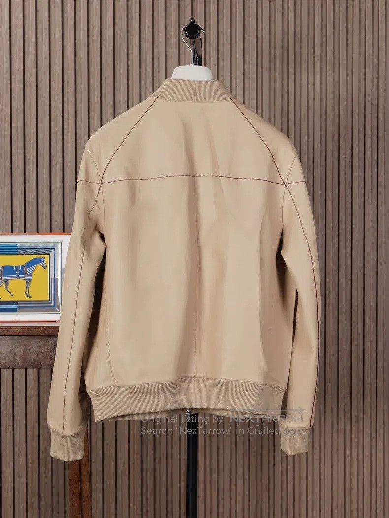 Hermes Hermes Men's Runway Leather Jacket Size US L / EU 52-54 / 3 - 3 Thumbnail