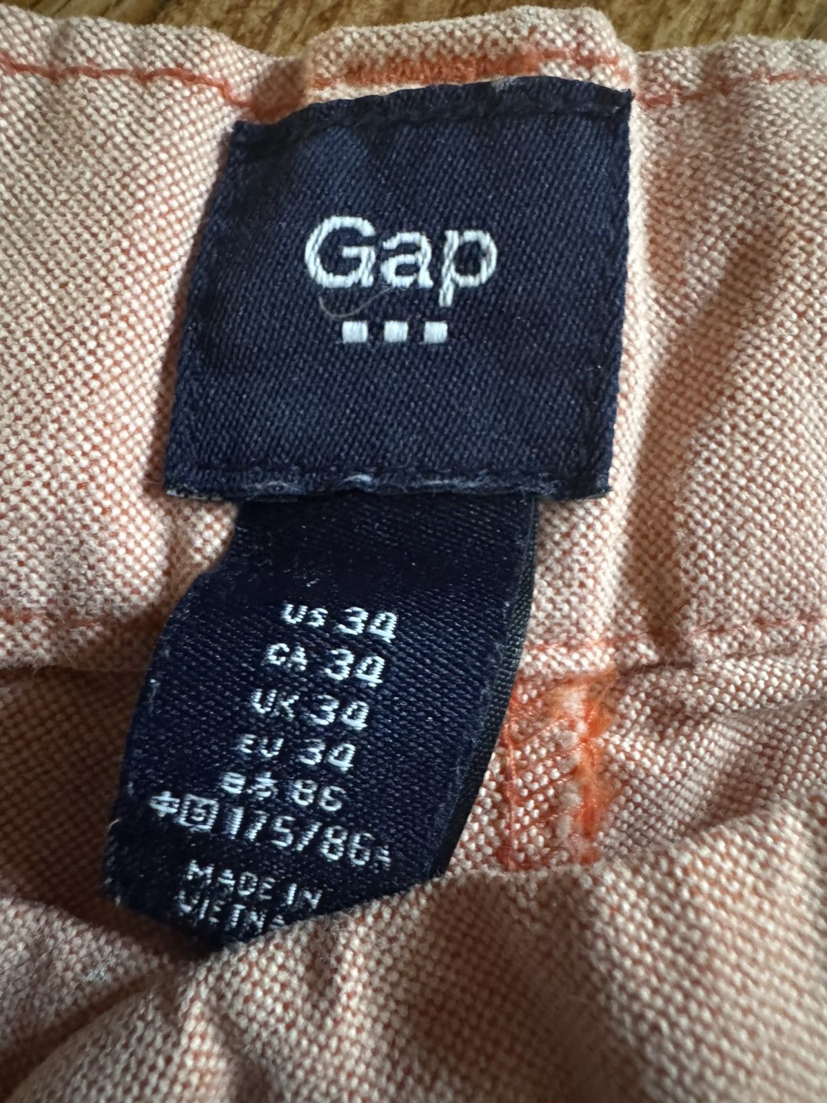 Gap (gap) orange dress shorts Size US 34 / EU 50 - 3 Thumbnail