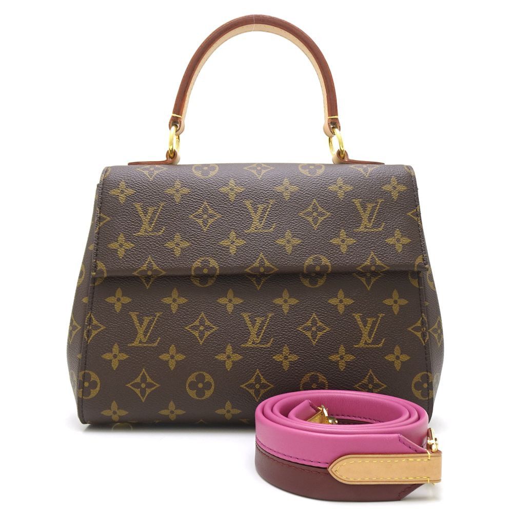 Louis Vuitton Monogram Cluny BB Rose 2WAY Handbag