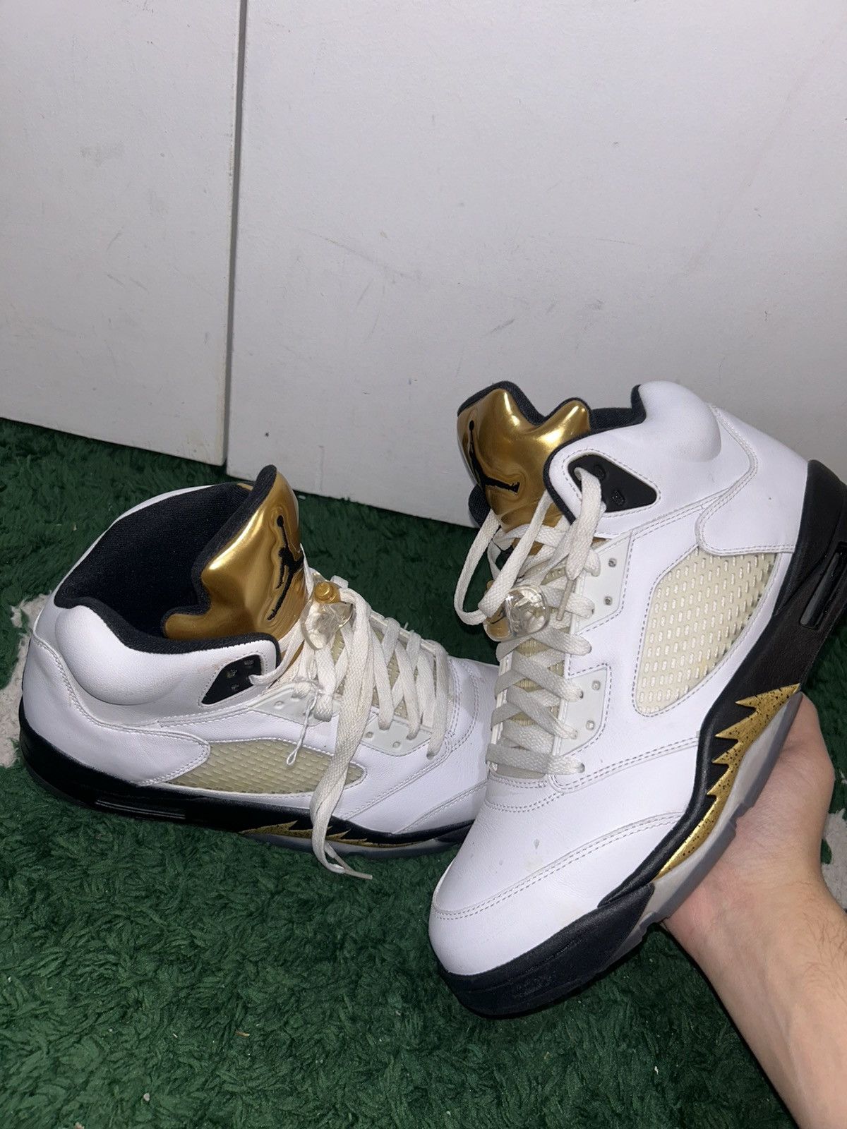 Jordan Brand Size 12 - Air Jordan 5 Retro Olympic Size US 12 / EU 45 - 1 Thumbnail